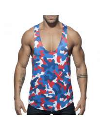 Sleeve Armhole Addicted Station Wagon Camo Tank Top Camouflage Red 500168