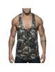 Manga Cava Addicted Combi Camo Tank Top Camuflagem Castanho,500170