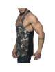 Sleeve Armhole Addicted Station Wagon Camo Tank Top Camouflage Brown 500170