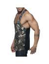 Sleeve Armhole Addicted Station Wagon Camo Tank Top Camouflage Brown 500170