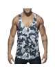 Manga Cava Addicted Combi Camo Tank Top Camuflagem Cinzento,500187