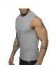 Sleeve Armhole Addicted Basic Tank Top Gray 500173