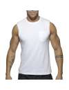 Manga Cava Addicted Basic Tank Top Branco,500176