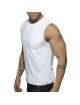 Manga Cava Addicted Basic Tank Top Branco,500176