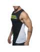 Sleeve Armhole Addicted Tank Top Black 500177