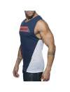 Manga Cava Addicted Tank Top Azul Marinho,500178