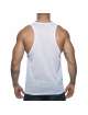 Manga Cava Addicted Geoback Tank Top Branco,500179