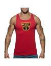 Manga Cava Addicted Woof Tank Top Vermelho,500186