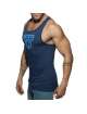 Manga Cava Addicted Woof Tank Top Azul Marinho,500185