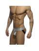 Jockstrap Addicted Metalic Jock Prateado,500194