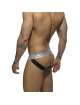 Jockstrap Addicted Metalic Jock Prateado,500194