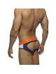 Jockstap Addicted Contrast Mesh Bottom Brief Azul Marinho,500195