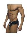 Cueca Addicted Double Piping Bottomless Brief Preto,500204