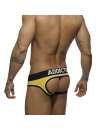 Cueca Addicted Double Piping Bottomless Brief Amarelo,500205