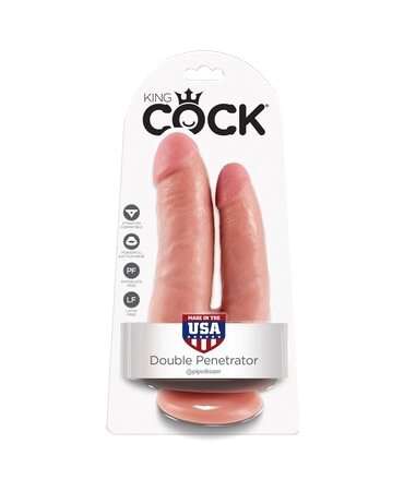 Dildo King Cock Double Penetrator,135879