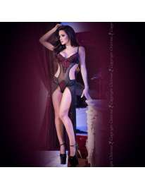 Body em Renda Chilirose CR-4154 Preto,162036